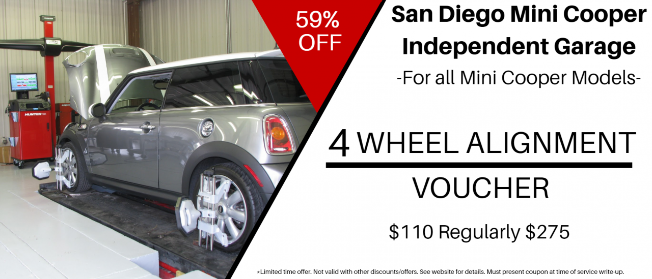 Wheel Alignment San Diego Mini Cooper Independent Garage